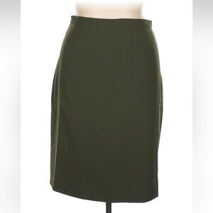 NWT MM LAFLEUR Olive Green Skirt Size 14